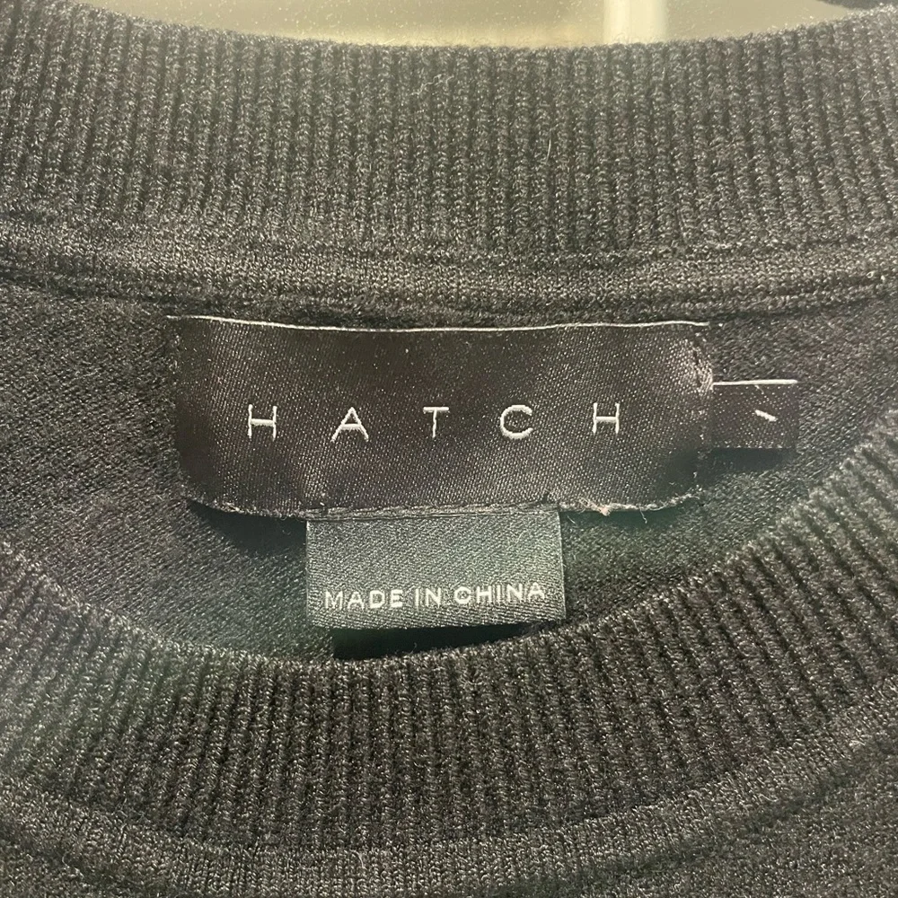 Hatch Classic Maternity Black Midi Dress - Picture 2 of 3